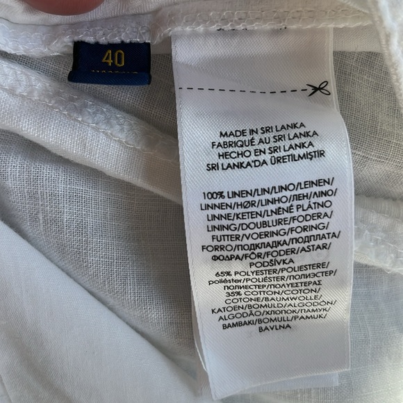 RL Linen Shorts Classic Fit 10” Inseam - Picture 6 of 13